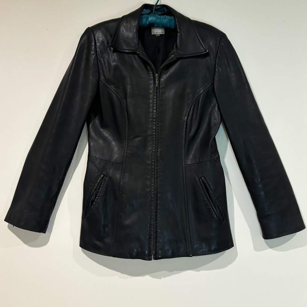 Anonymous Black Leather Jacket